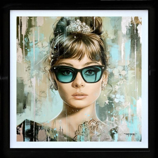 Tiffany Blue - Original - Black Framed
