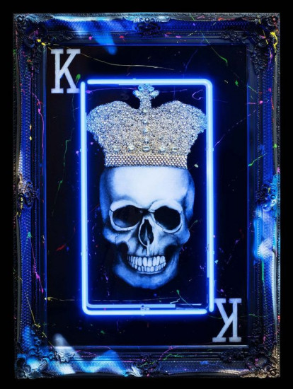 Till Death Do Us Part - King - Original Neon - Framed