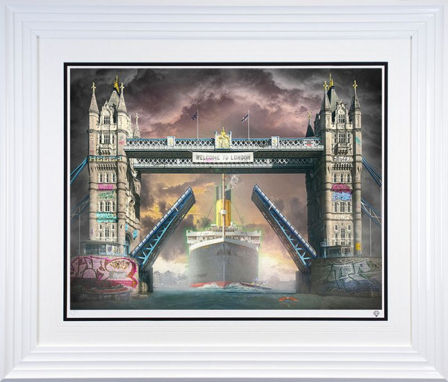 Titanic Return - White Framed