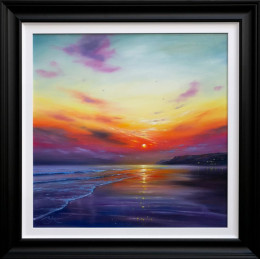 Tranquil Skies - Original - Black Framed