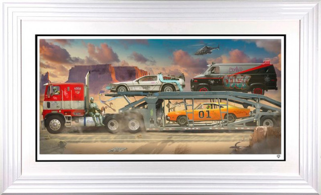 Transporters - Road To Nowhere - White Framed