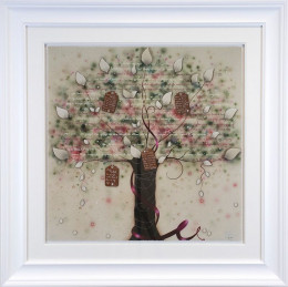 Tree Of Gratitude - Artist Proof White Framed