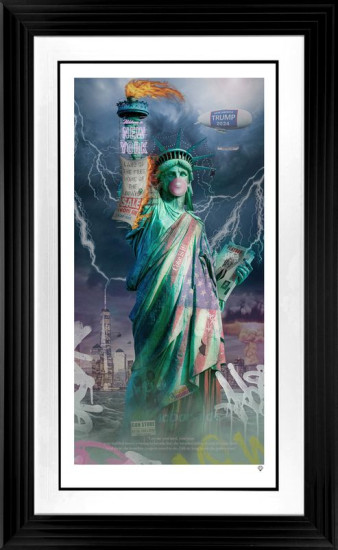 Trump's Liberty - Black Framed