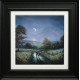 Under The Moons Gentle Glow - Original - Black Framed