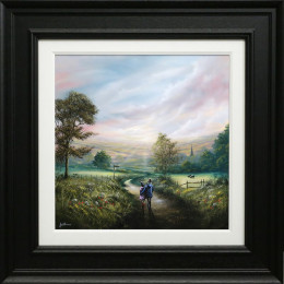 Under The Skys Embrace - Original - Black Framed