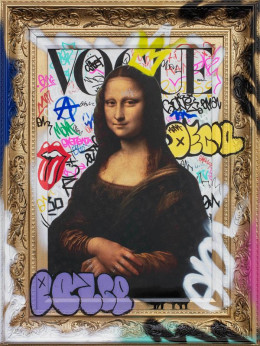 Vandalised (Mona Lisa)