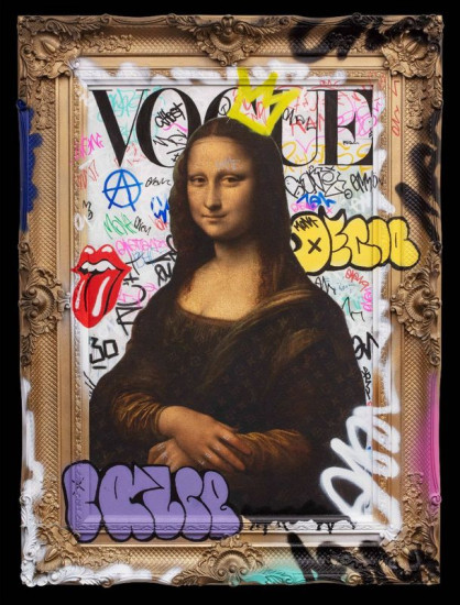 Vandalised (Mona Lisa)