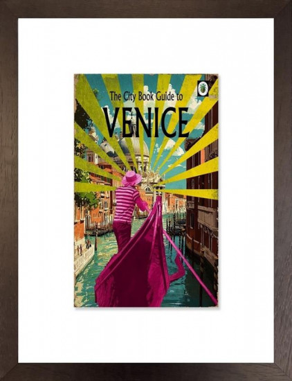 Venice - The City Guide (3D Book Cover) - Limited Edition - Framed Venice - The City Guide (3D Book Cover) - Limited Edition - Framed