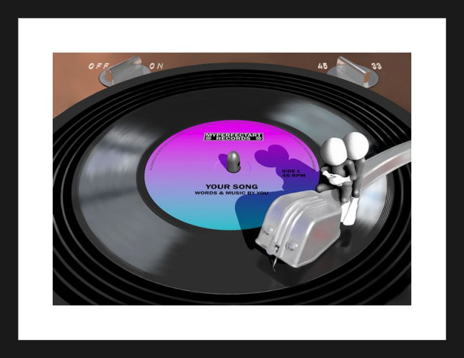 Vinyl - Purple-Blue