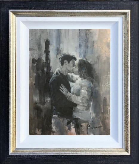 Waiting For A Song - Original - Black Framed Waiting For A Song - Original - Black Framed