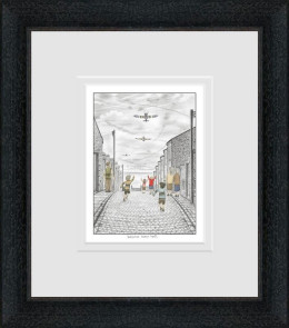 Welcome Home Lads - Sketch - Framed