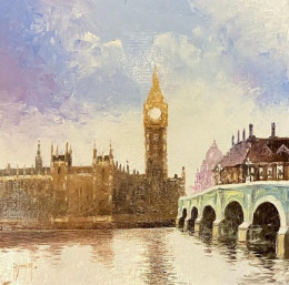 Westminster View - Original - Framed
