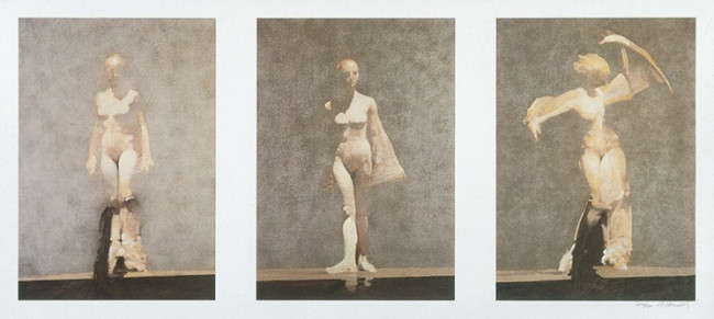 White Dancers Triptych