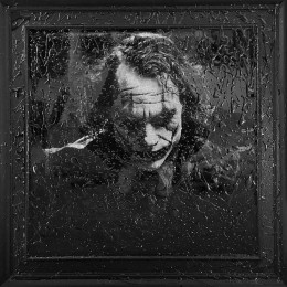 Why So Serious? - Deep Cast Liquid Glass - Black Framed