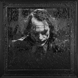 Why So Serious? - Deep Cast Liquid Glass - Framed