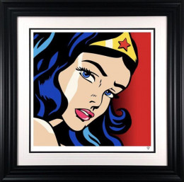 Wonder Woman - Black Framed