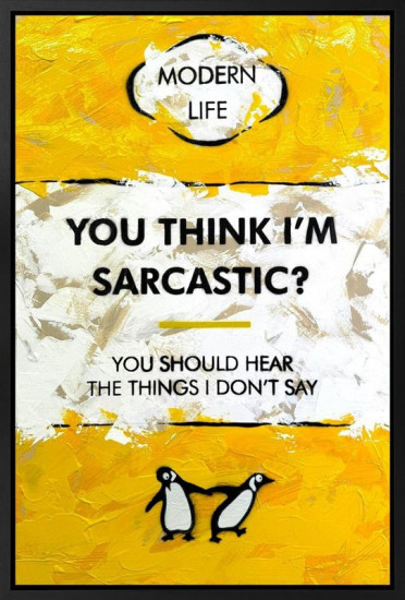 You Think I'm Sarcastic? - Original
