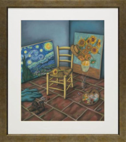 A Gift For Vincent - Mottled Gold Framed