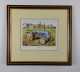 1964 Fordson Dexta - Dark Wood Framed