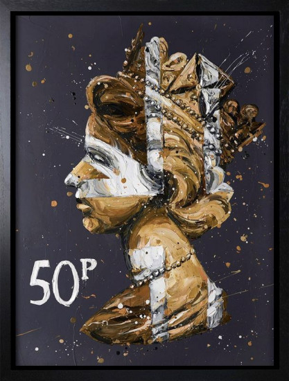 50K Queen - Canvas - Black Framed