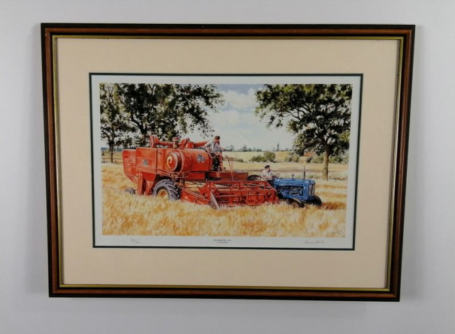 60s Harvest No.2 - Brown Framed