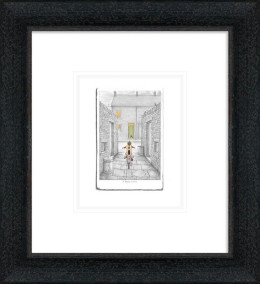 A Backa Home - Sketch - Framed