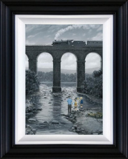 A Great Spot - Deluxe Canvas - Artist Proof Black Framed