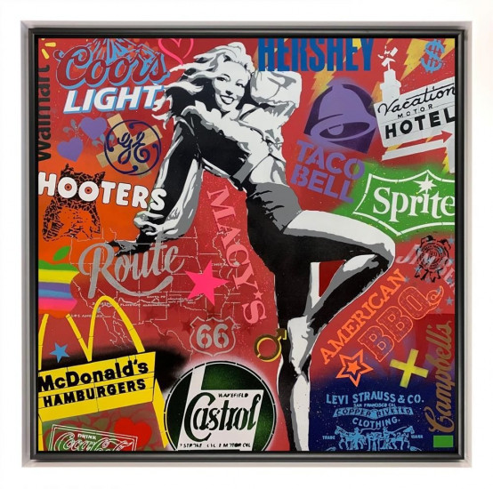 A Hero's Welcome - Original - White Framed A Hero's Welcome - Original - White Framed