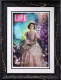 A Liz In Wonderland - Life Magazine Edition - Black Gold Splatter Framed