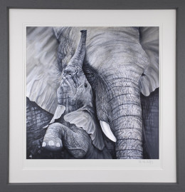 A Mother's Love - Artist Proof Grey Framed