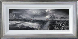 A Thousand Years - Original - Silver-Blue Framed