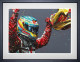 Alonso Spain 2013 - Artist Proof Black Framed