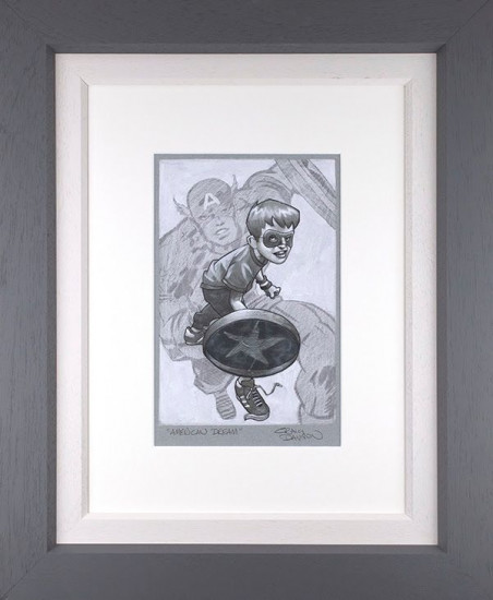 American Dream - Sketch - Grey Framed