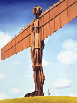 Angel Of The North - Canvas - With slip