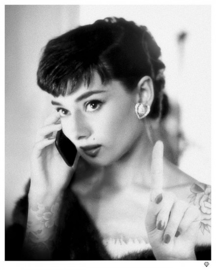 Audrey Hepburn Selfie