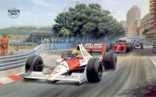 Ayrton Senna Da Silva by Tony Smith