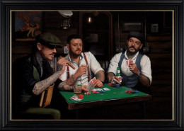 Back At The Gentleman And Rogues Club - Black Framed