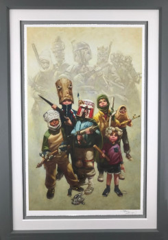 Bad To The Bone (Bounty Hunters Star Wars) - Framed