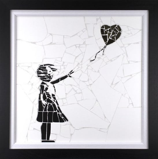 Balloon Girl - Original - Black Framed Balloon Girl - Original - Black Framed