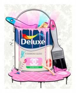 Deluxe Paint Can - Barbie Channel - Mounted