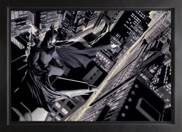 Batman: Knight Over Gotham - Deluxe Canvas - Black Framed - Framed Box Canvas
