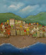 Beach Houses - On Canvas (Printers Proofs) - Unstretched Canvas