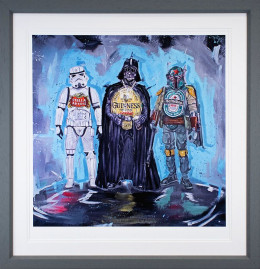 Beer Wars - The Dark Side - Grey Framed