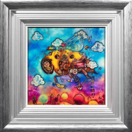 Beezy Jet - Silver-Blue Framed