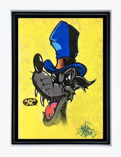 Big Bad Wolf - Original - Framed Big Bad Wolf - Original - Framed