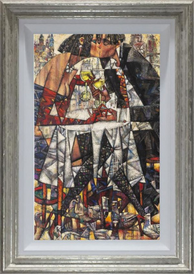 Bird In Hand - Original - Silver Framed Bird In Hand - Original - Silver Framed