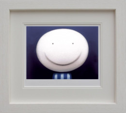 Blue Eyed Boy - White Framed