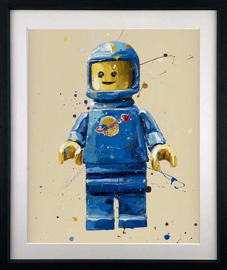 Blue Lego Spaceman