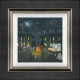 Bonfire Lights - Canvas - Black Framed