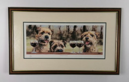 Bordeaux Terriers - Brown Framed